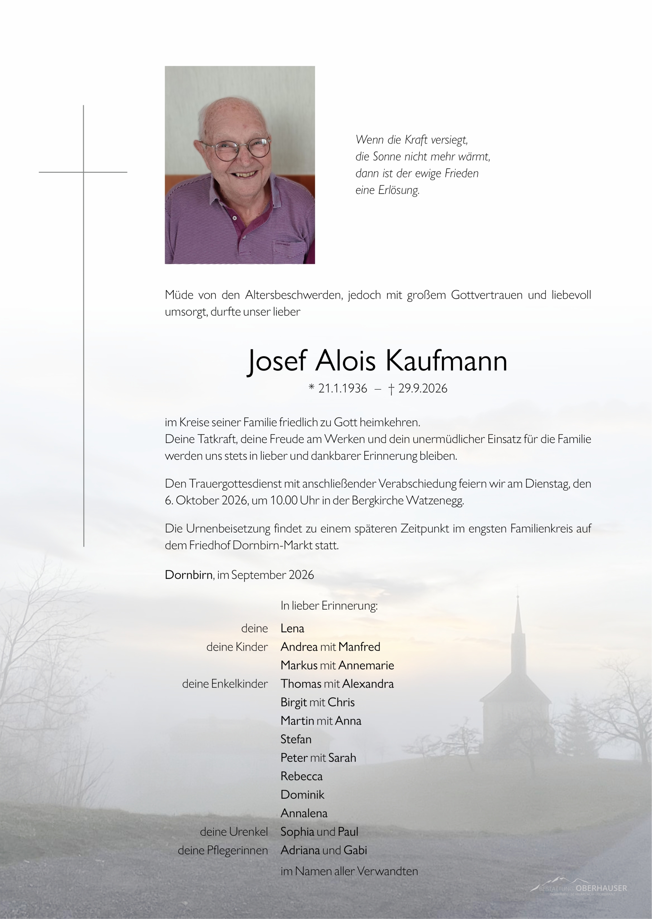 Josef Alois Kaufmann